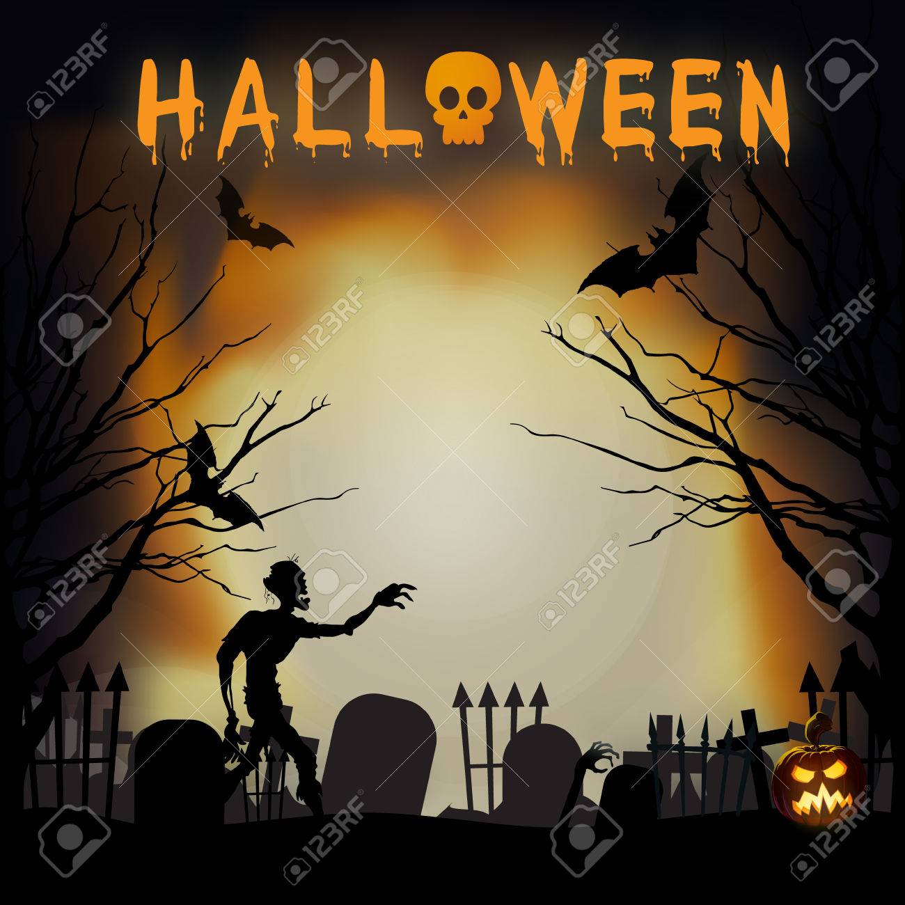 halloween invitation background