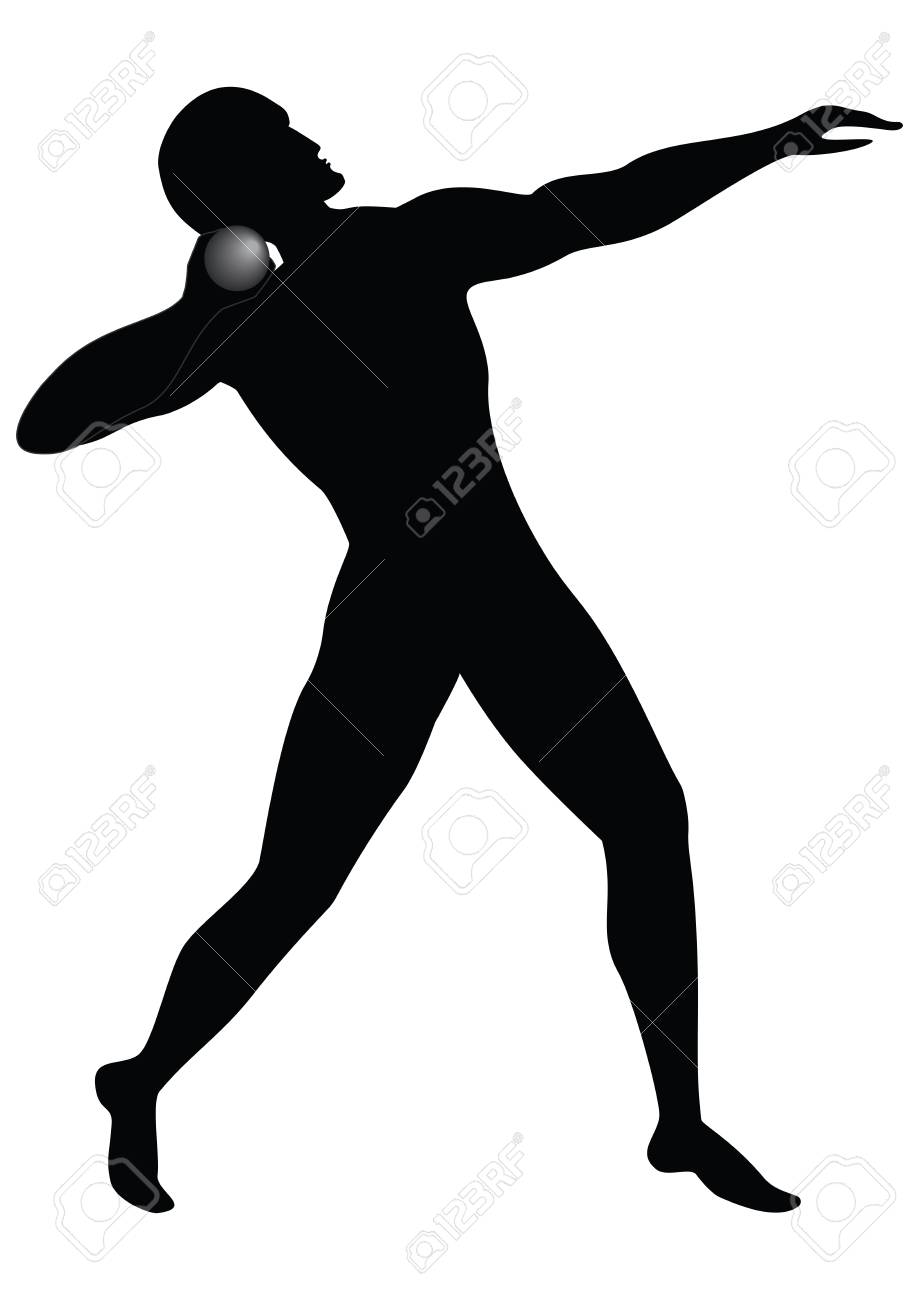 Shot Put Clipart