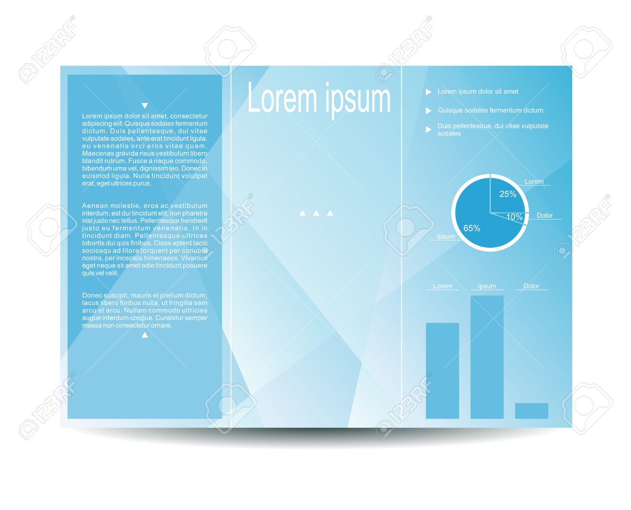 tri fold background