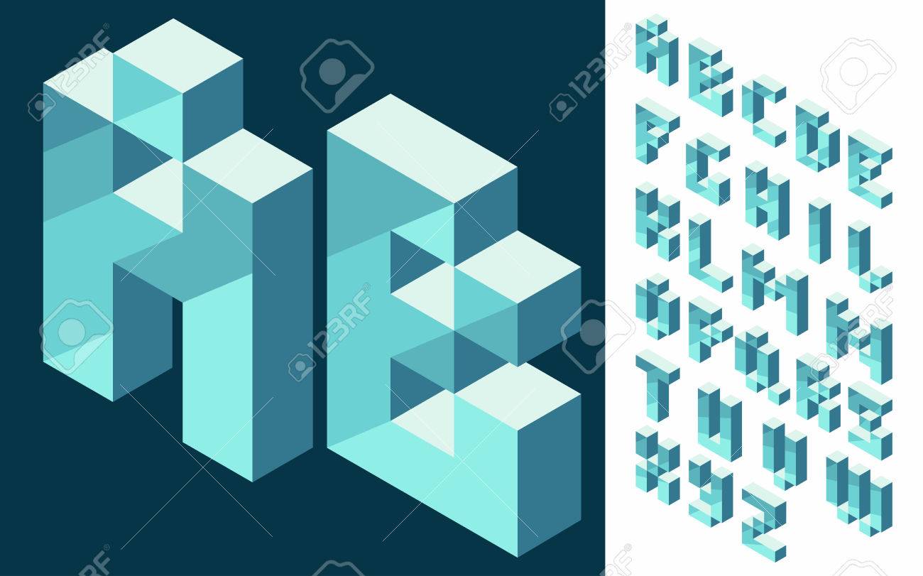 Объемные Буквы В Векторе