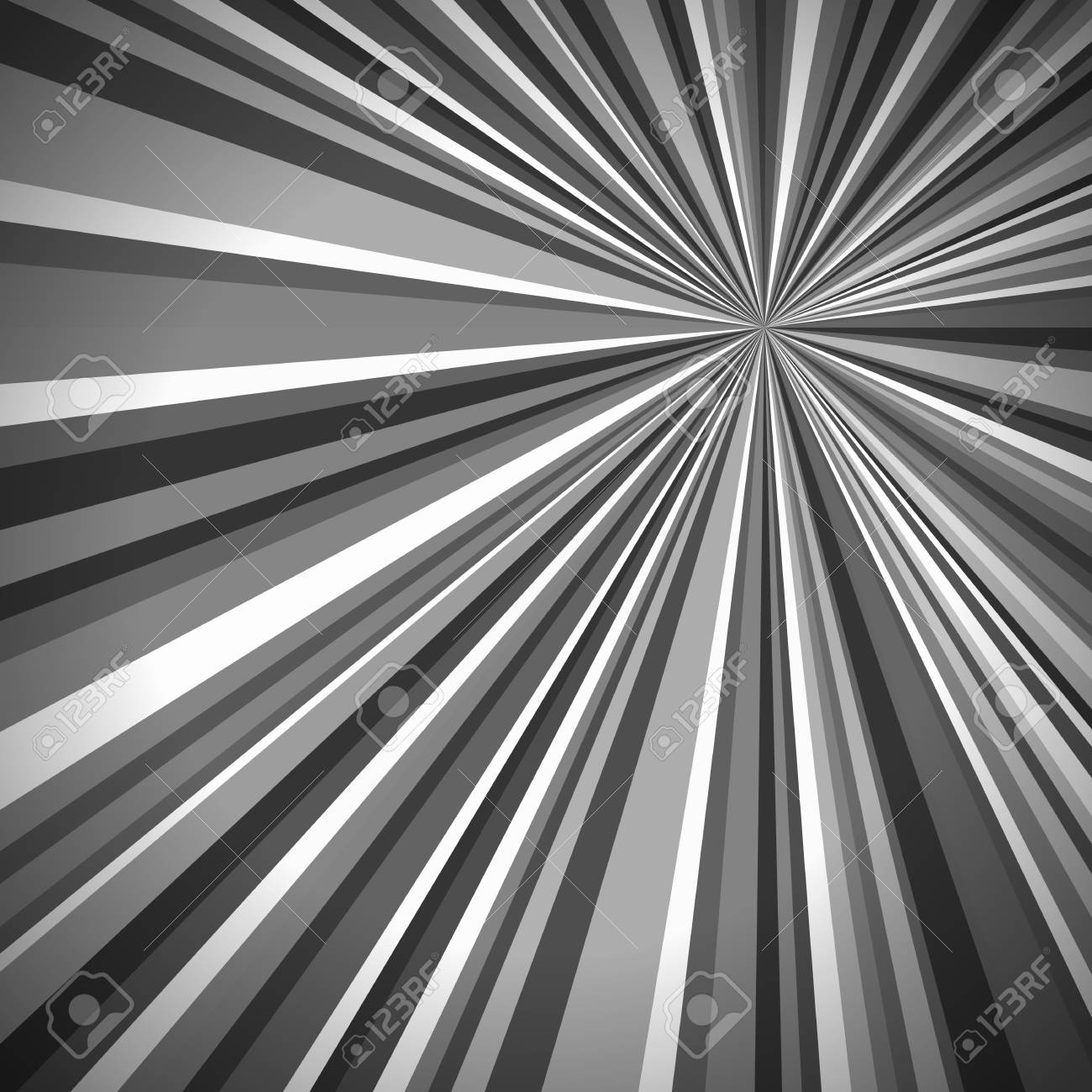 黒と白の光の光線の縞模様は ストライプをバーストします 壁紙の背景 ベクトル ビンテージ イラストを抽象化します のイラスト素材 ベクタ Image