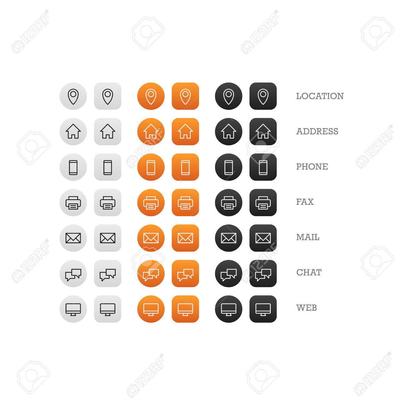flat multipurpose business card icon set of web icons for business finance and communication vector - Business Card Icons flat multipurpose business card icon set of web icons for business finance and communication vector - Business Card Icons