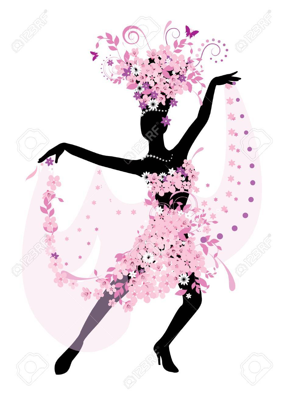 Феи прелестные танцовщицы дебюсси. Вальс цветов. Танцующая женщина и цветы. Танцующая девушка с цветами. Танцовщица в цветах.