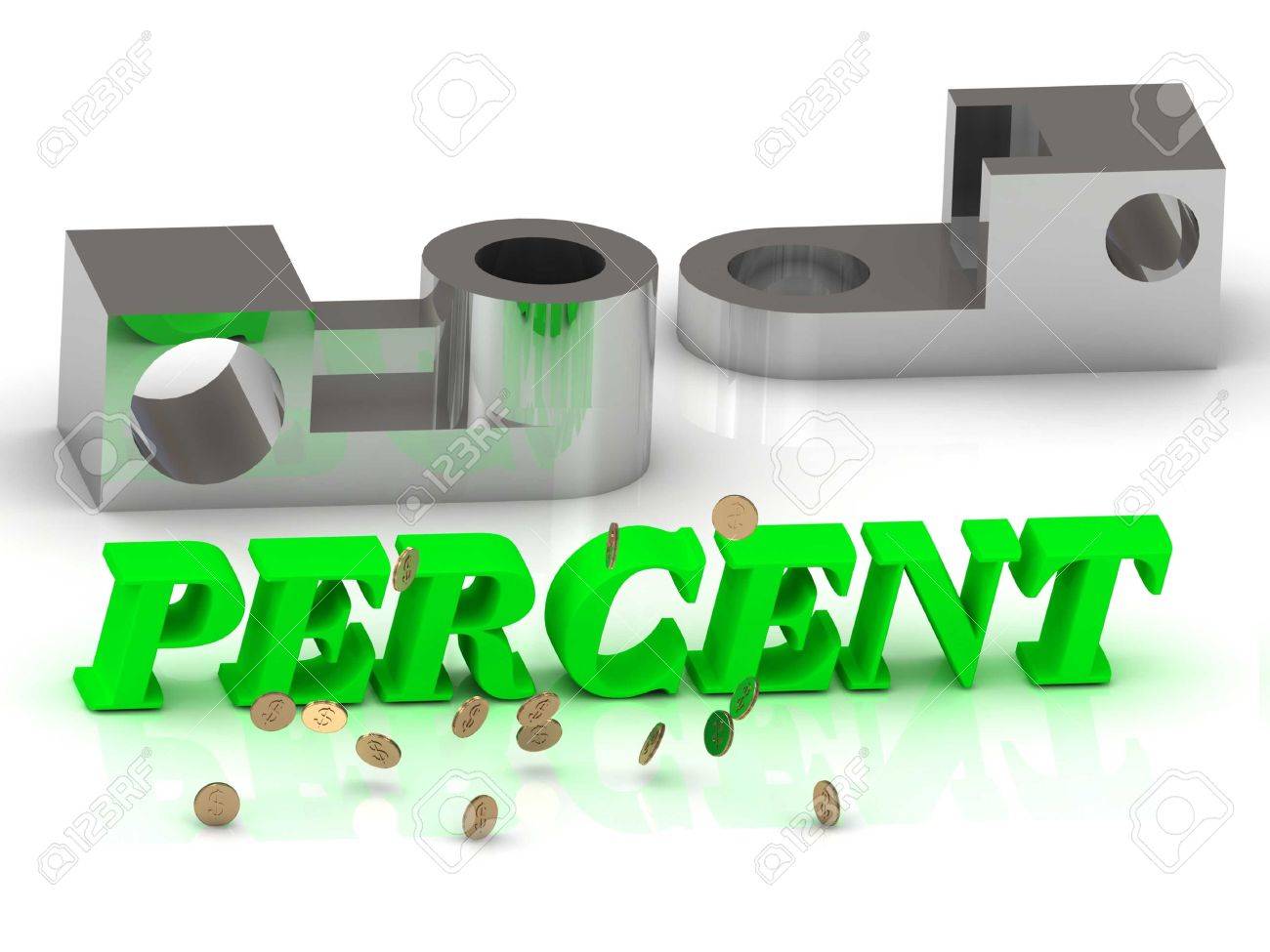 Percent Words Of Color Letters And Silver De S On White Background Stock P O 50374806 Percent Words Of Color Letters And Silver De S On White Background Stock P O 50374806