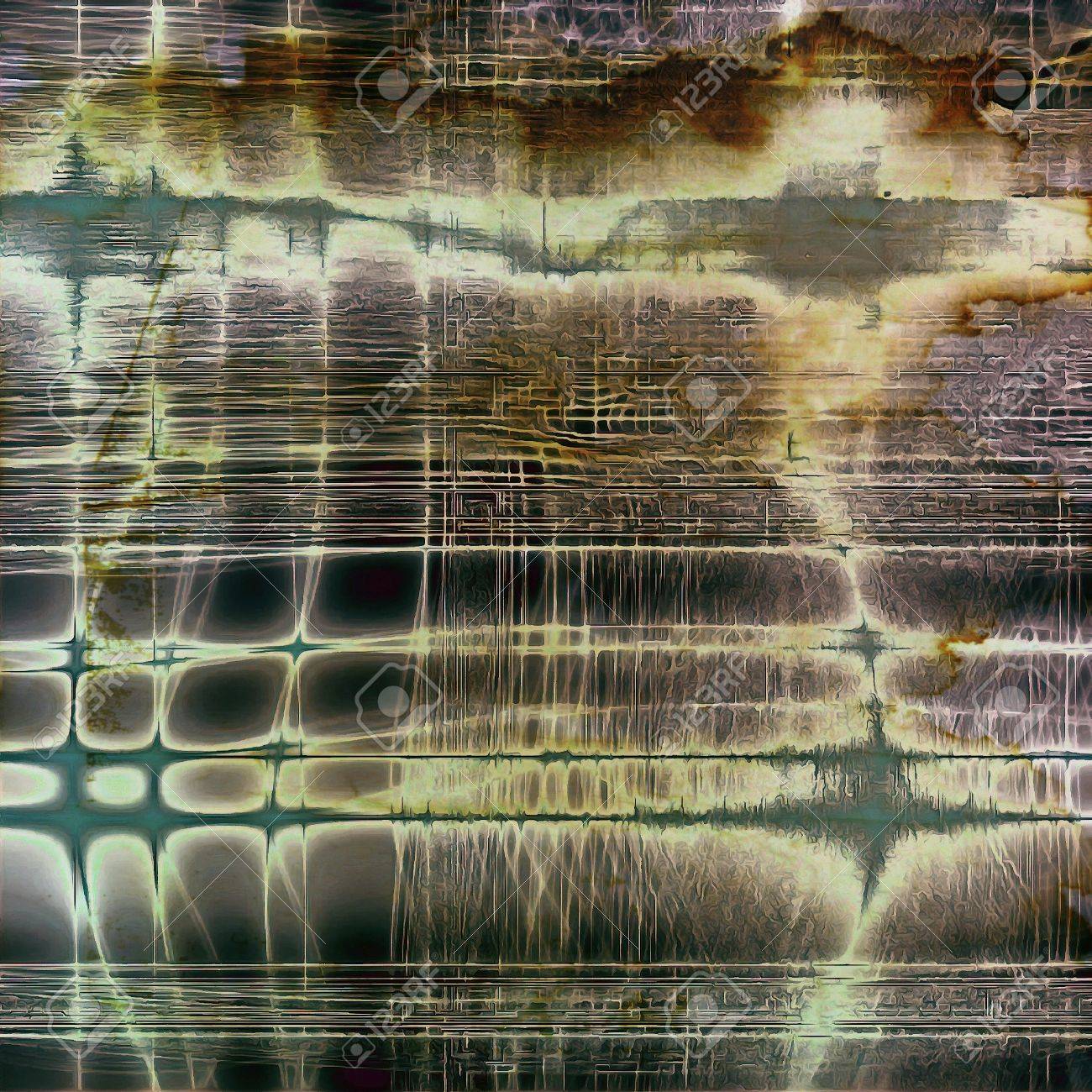 art grunge background or vintage style texture with retro graphic retrographic