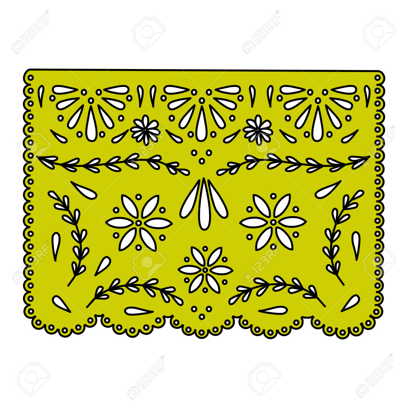 mexican-paper-cut-flag-papel-picado-template-design-doodle-style-vector-royalty-free-svg-cliparts-vectors-and-stock-illustration-image-202514072 for Free Printable Papel Picado Template Mexican Paper Cut Flag Papel Picado Template Design, Doodle Style Vector Royalty Free SVG, Cliparts, Vectors, and Stock Illustration. Image 202514072. for Free Printable Papel Picado Template