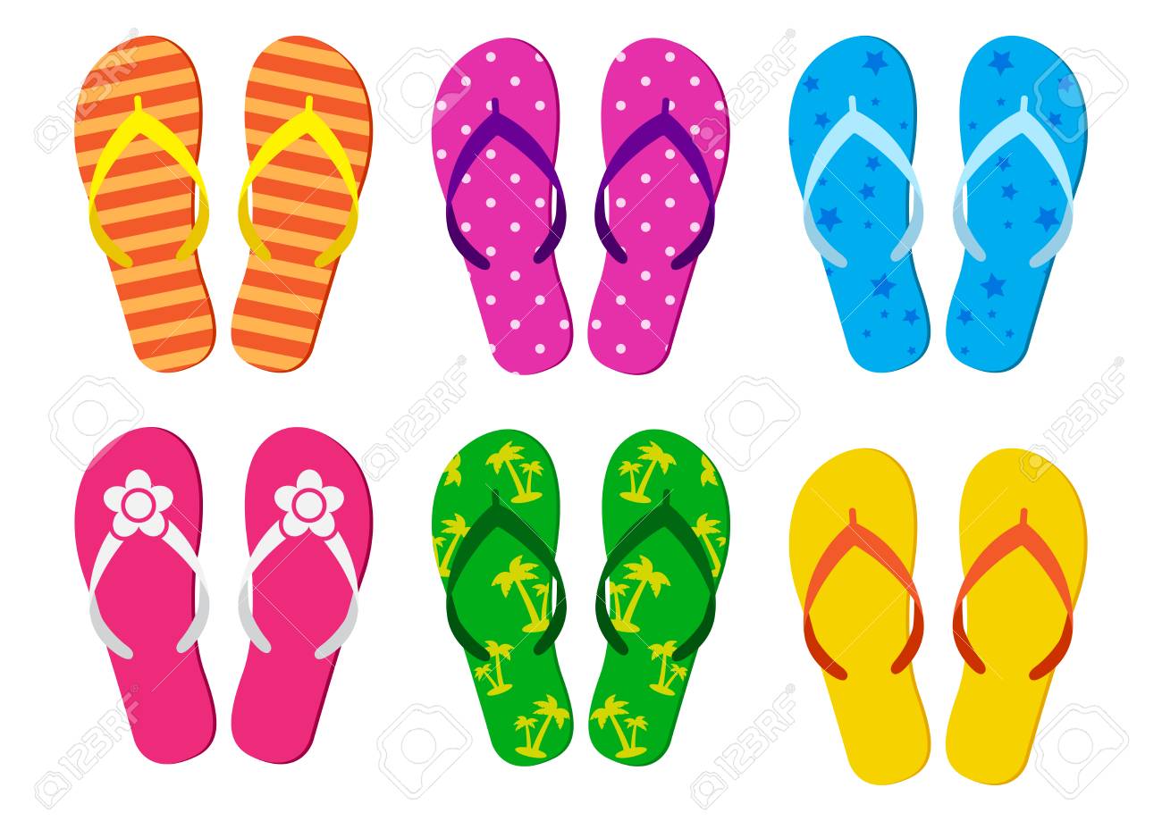 summer flip flops