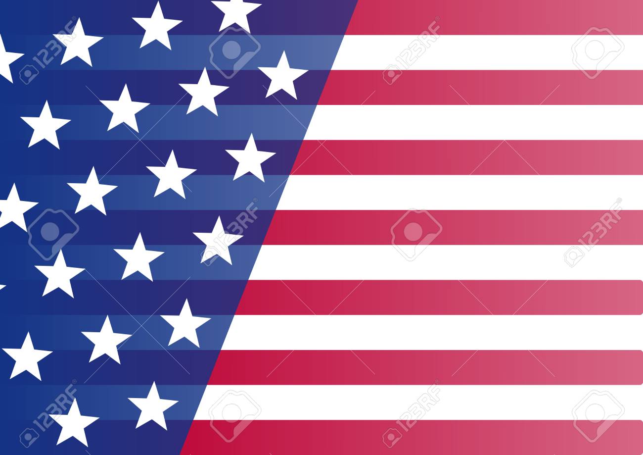 usa flag banner for your text vector illustration royalty free