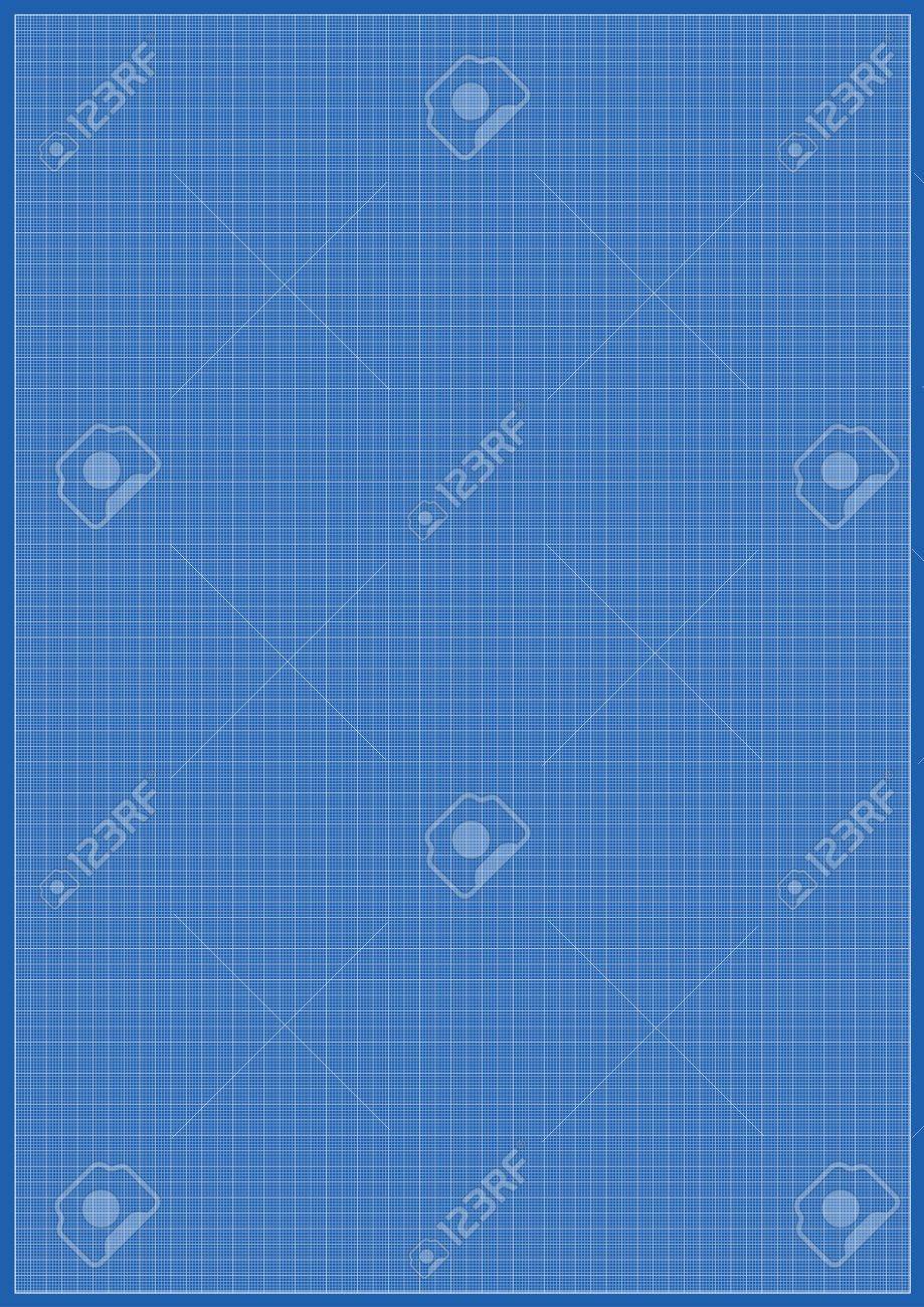 ミリ波紙 A3 リール サイズ シートの白い背景を青写真します。 の
