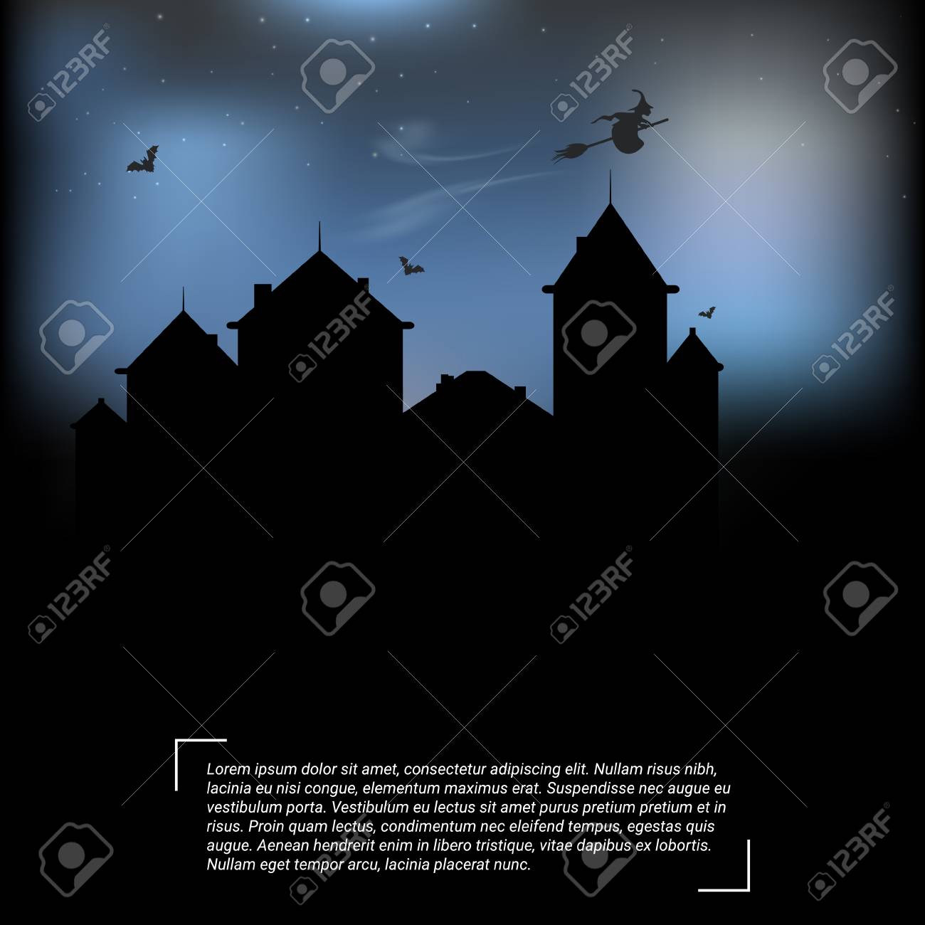 halloween poster design with