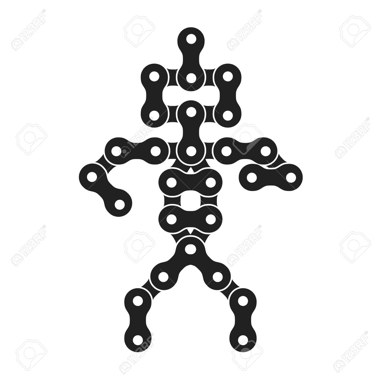bike chain graphic