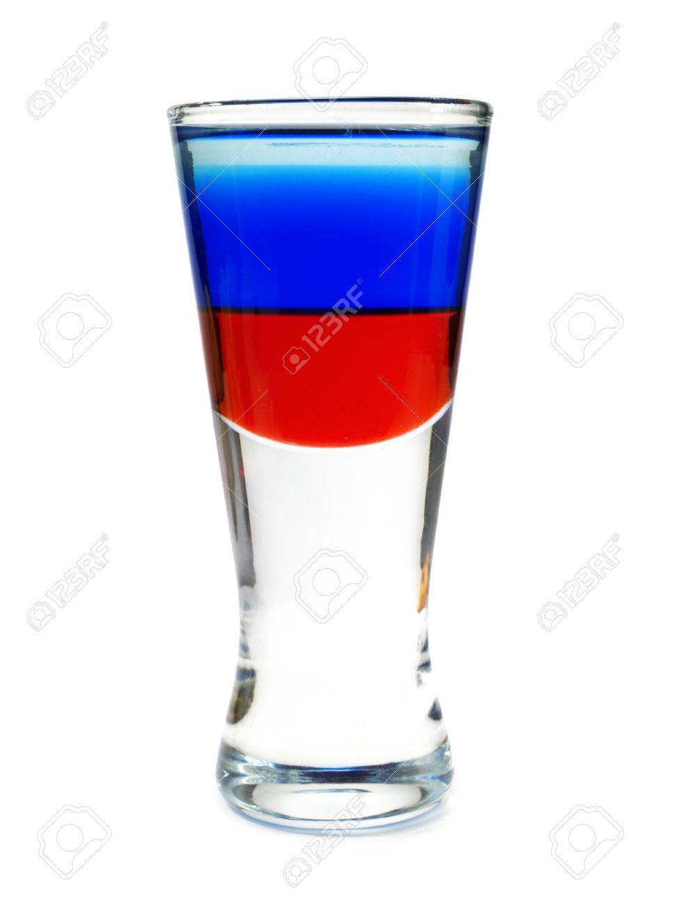 Ingredients For Russian Shot 1 Shot Grenadine 1 Shot Blue Curacao 1 Stock Photo Picture And Royalty Free Image Image 43813549