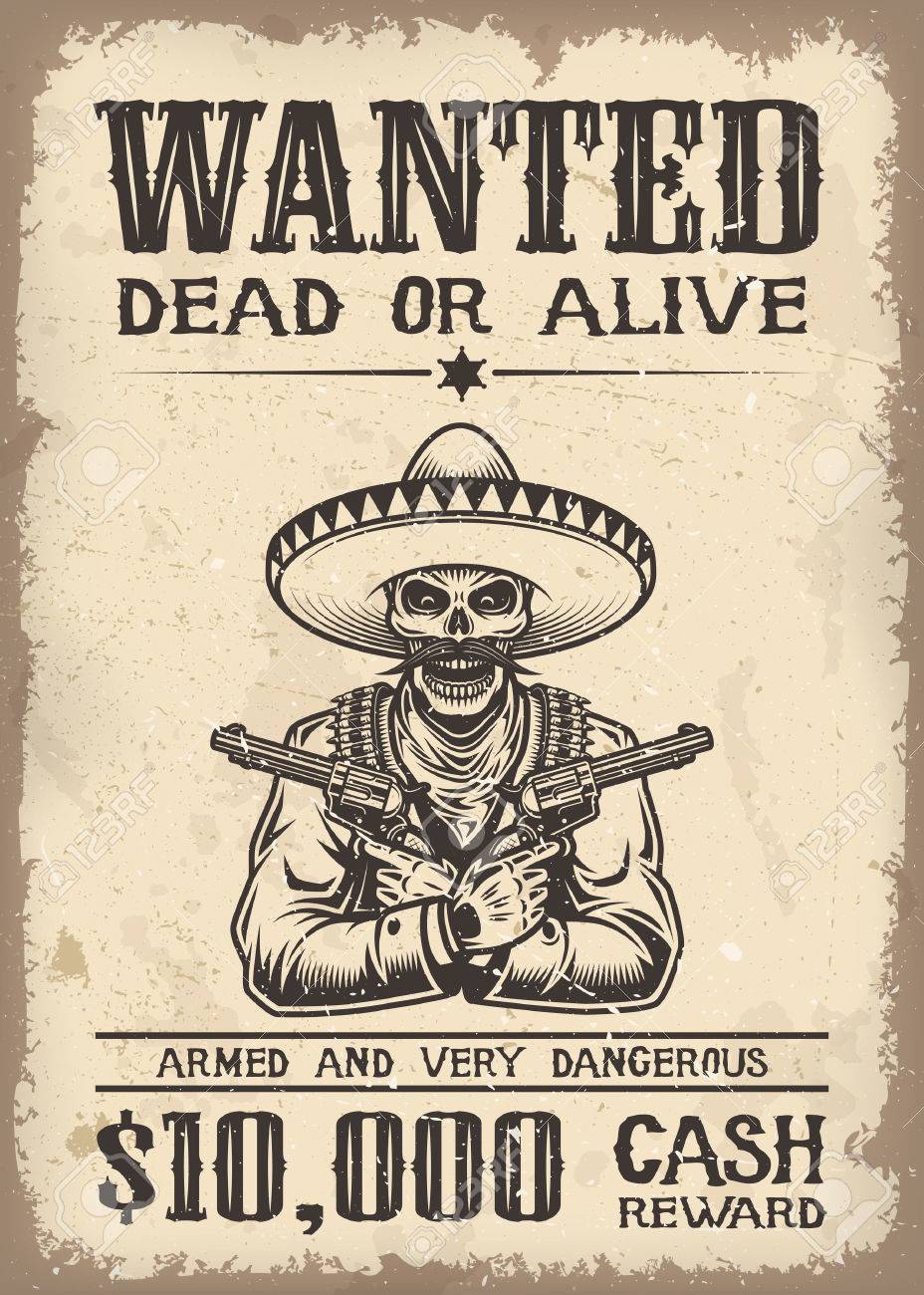vitage wild west wanted