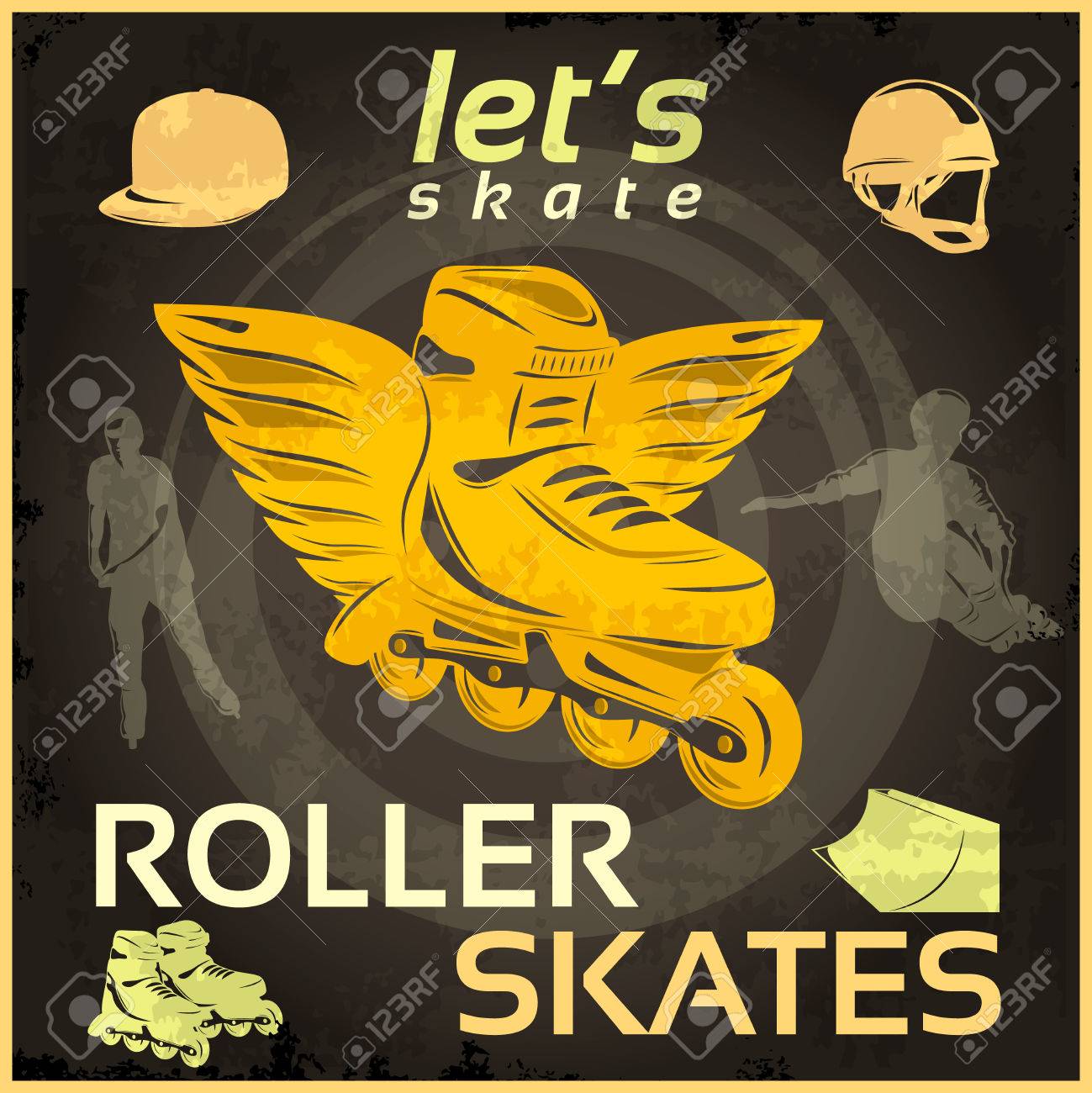 yellow boot with wings