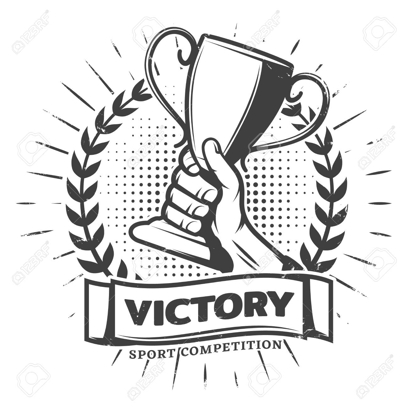 vintage sport prize template prize template