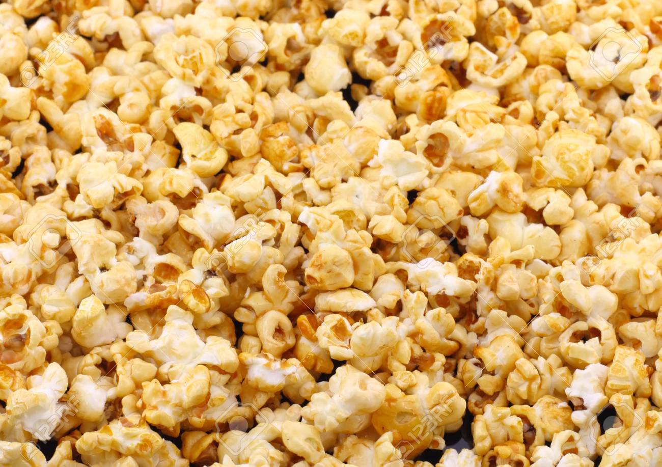 Texture Of Caramel Popcorn Close Up View Stock Photo Picture And Royalty Free Image Image