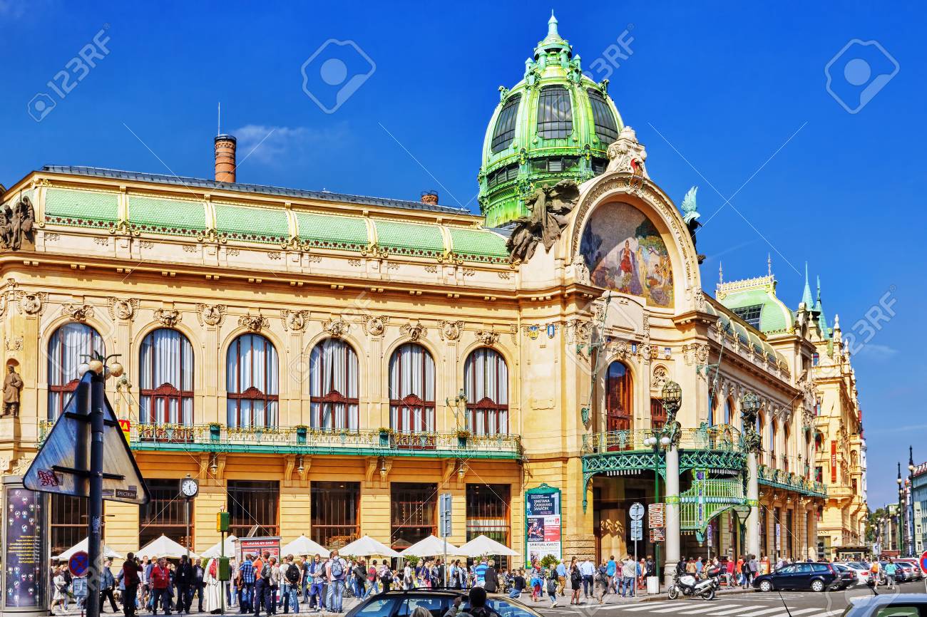 Prag Tschechische Republik 13 September 2015 Stadtisches Haus