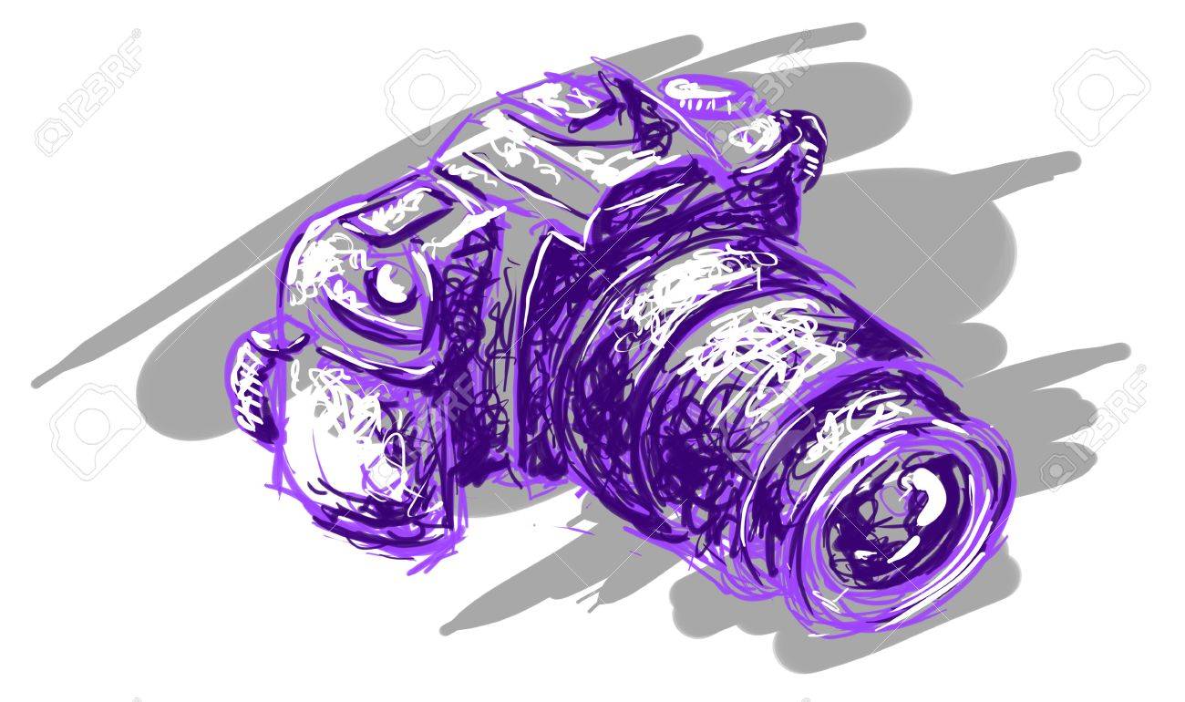 Slr Camera Illustration Stock Photo Picture And Royalty Free Image Image