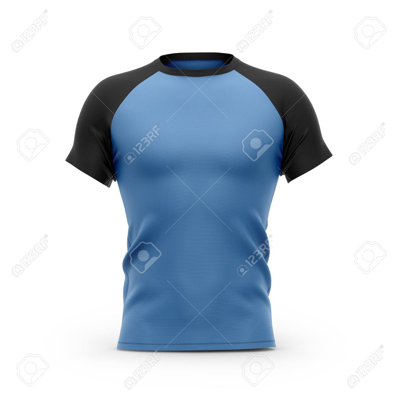 blue raglan shirt