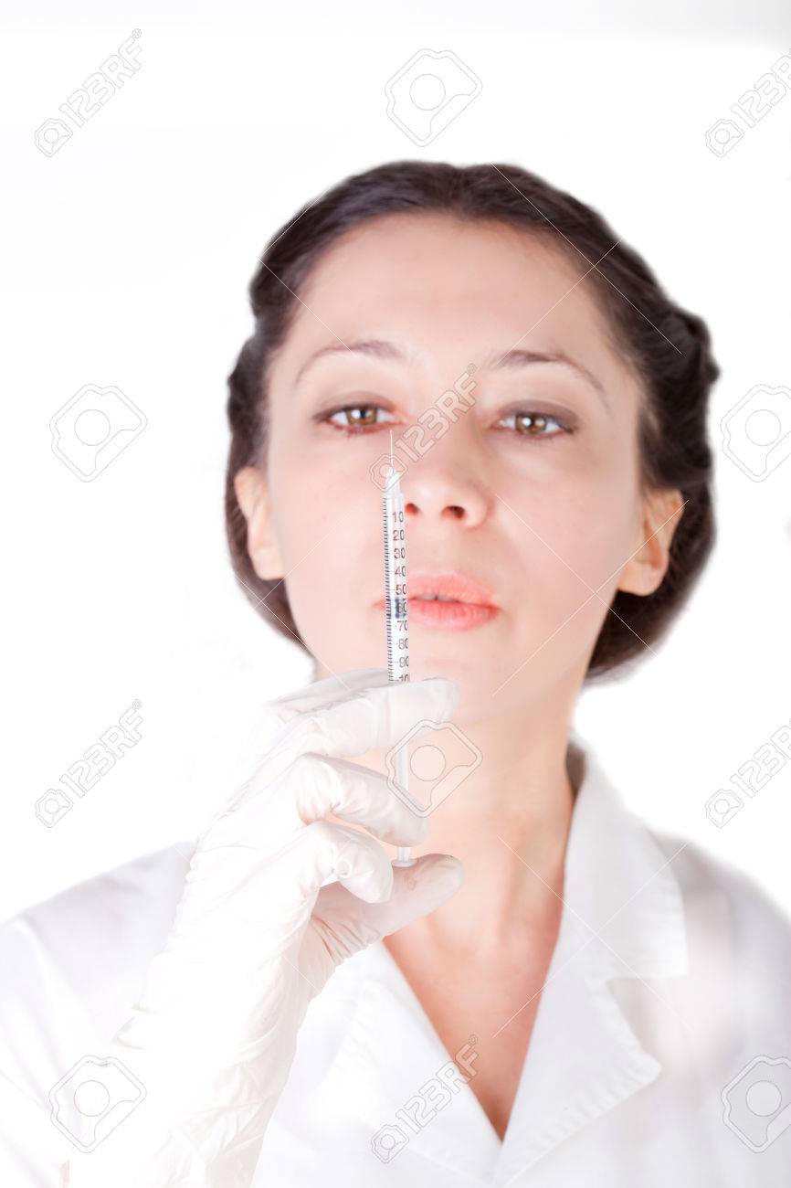 Vrouwelijke spuit