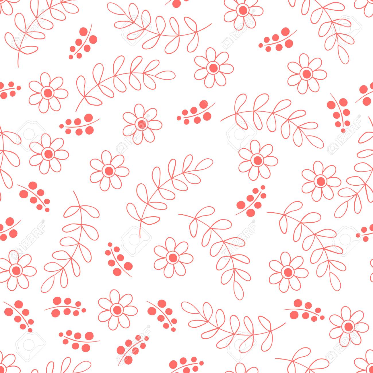 花のベクトルのシームレスなパターン 花柄プリント のイラスト素材 ベクタ Image 3952