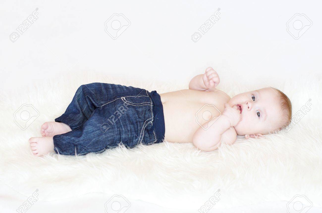 infant blue jeans