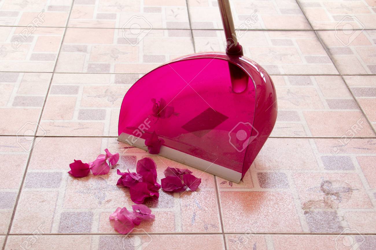 Close Up Flower Scrabble On Tile Floor With Dustpan Stock Photo Picture And Royalty Free Image Image 37356978