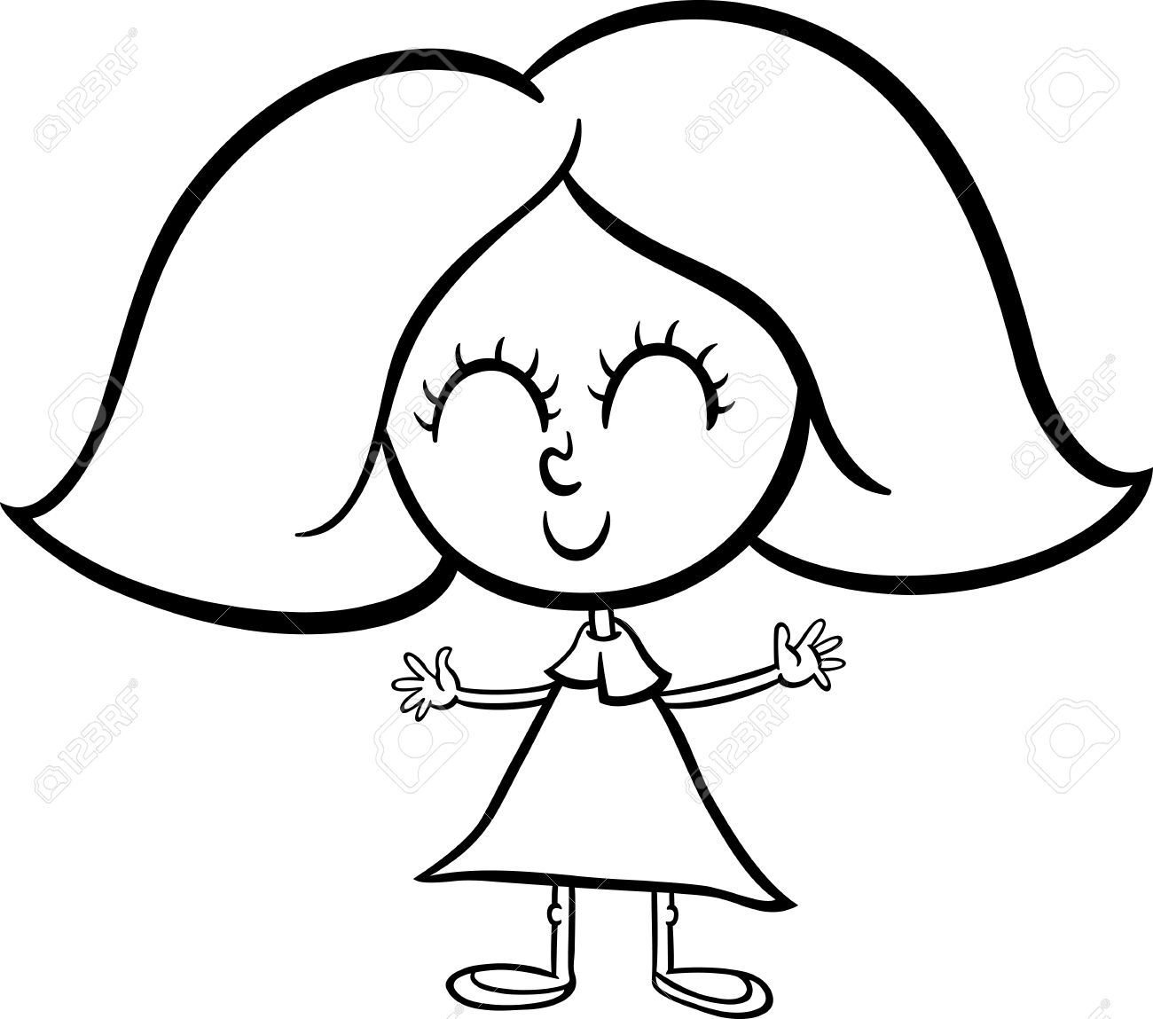 Dessin Anime Noir Et Blanc Illustration De Mignon Petite Fille Heureuse Pour Coloring Book Clip Art Libres De Droits Vecteurs Et Illustration Image 2430 Dessin Anime Noir Et Blanc Illustration De Mignon Petite Fille Heureuse Pour Coloring Book Clip Art Libres De Droits Vecteurs Et Illustration Image 2430