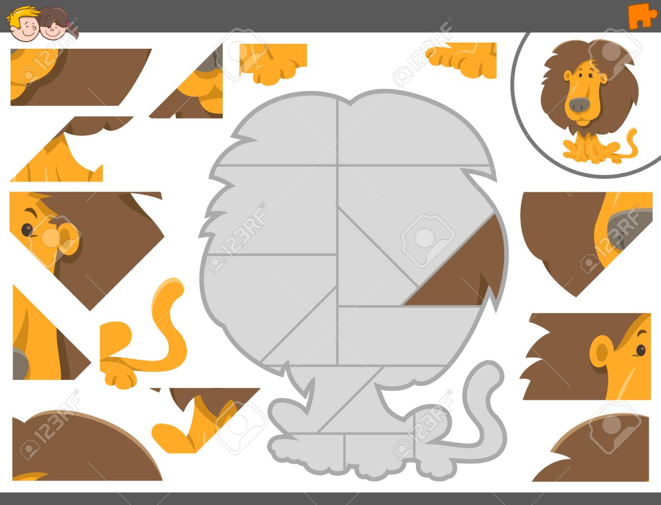 rompecabezas de leon