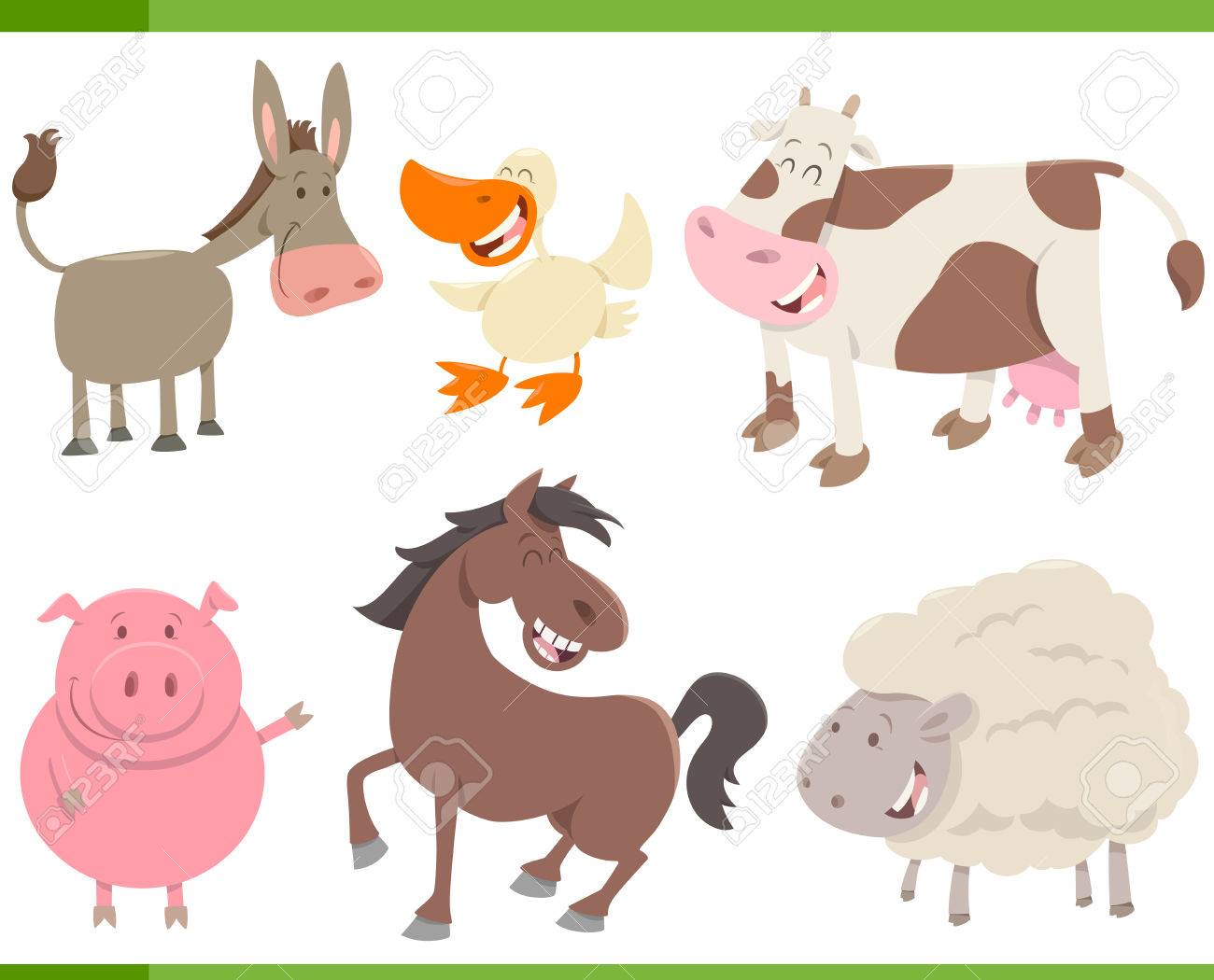 Ilustración De Dibujos Animados De Lindo Conjunto De Personajes De Animales De Granja Ilustraciones Svg, Vectoriales, Clip Art Vectorizado Libre De Derechos. Image 78496363. Ilustración De Dibujos Animados De Lindo Conjunto De Personajes De Animales De Granja Ilustraciones Svg, Vectoriales, Clip Art Vectorizado Libre De Derechos. Image 78496363.