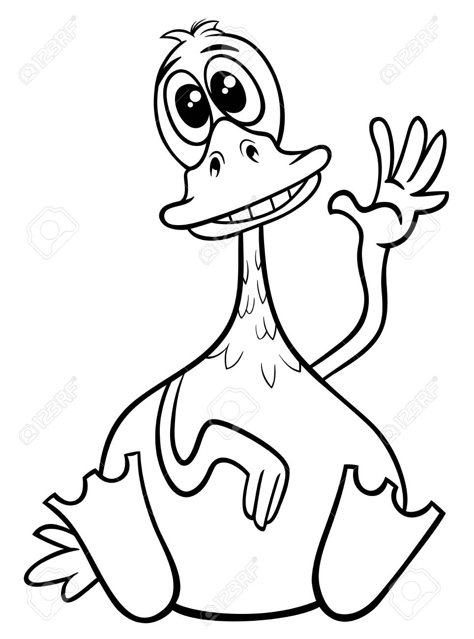 Black And White Cartoon Illustration Of Funny Duck Farm Animal Character Coloring Book Royalty Free SVG, Cliparts, Vectors, And Stock Illustration. Image 97616019. Black And White Cartoon Illustration Of Funny Duck Farm Animal Character Coloring Book Royalty Free SVG, Cliparts, Vectors, And Stock Illustration. Image 97616019.