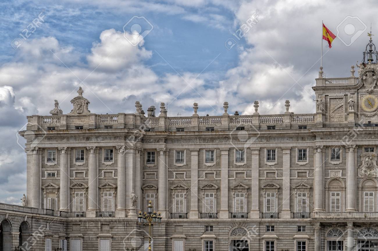 Madrid Spain Capital Royal Palace View Stock Photo Picture And