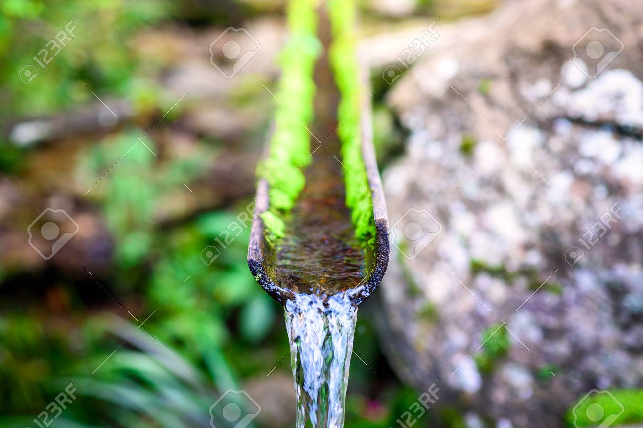Bamboo Pipe In Japanese Garden Bamboo Water Fountain Japanese Cho Zu Stock Photo Bamboo Pipe In Japanese Garden Bamboo Water Fountain Japanese Cho Zu Stock Photo