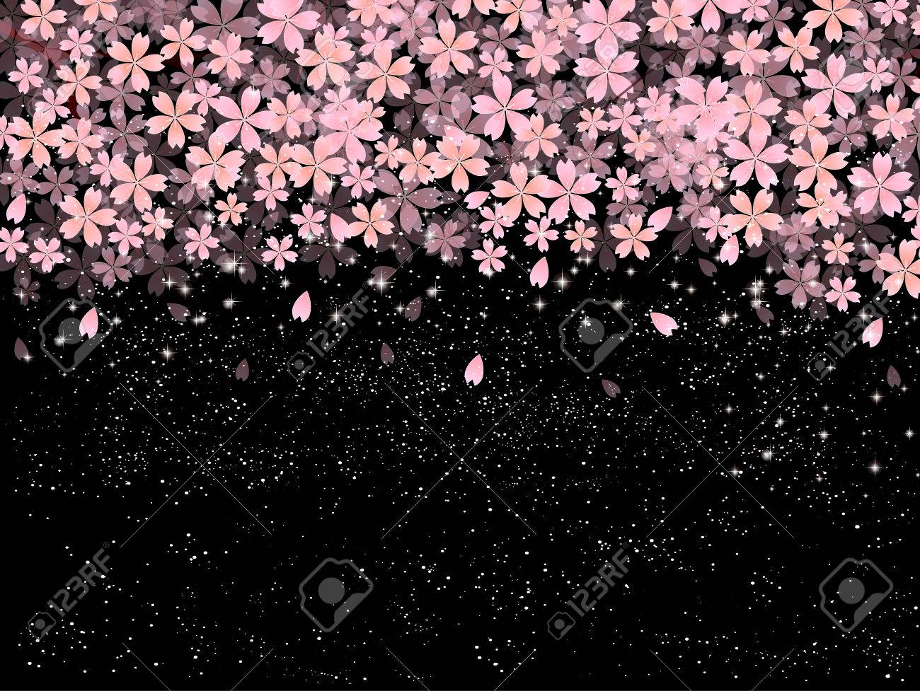 桜背景 のイラスト素材 ベクタ Image