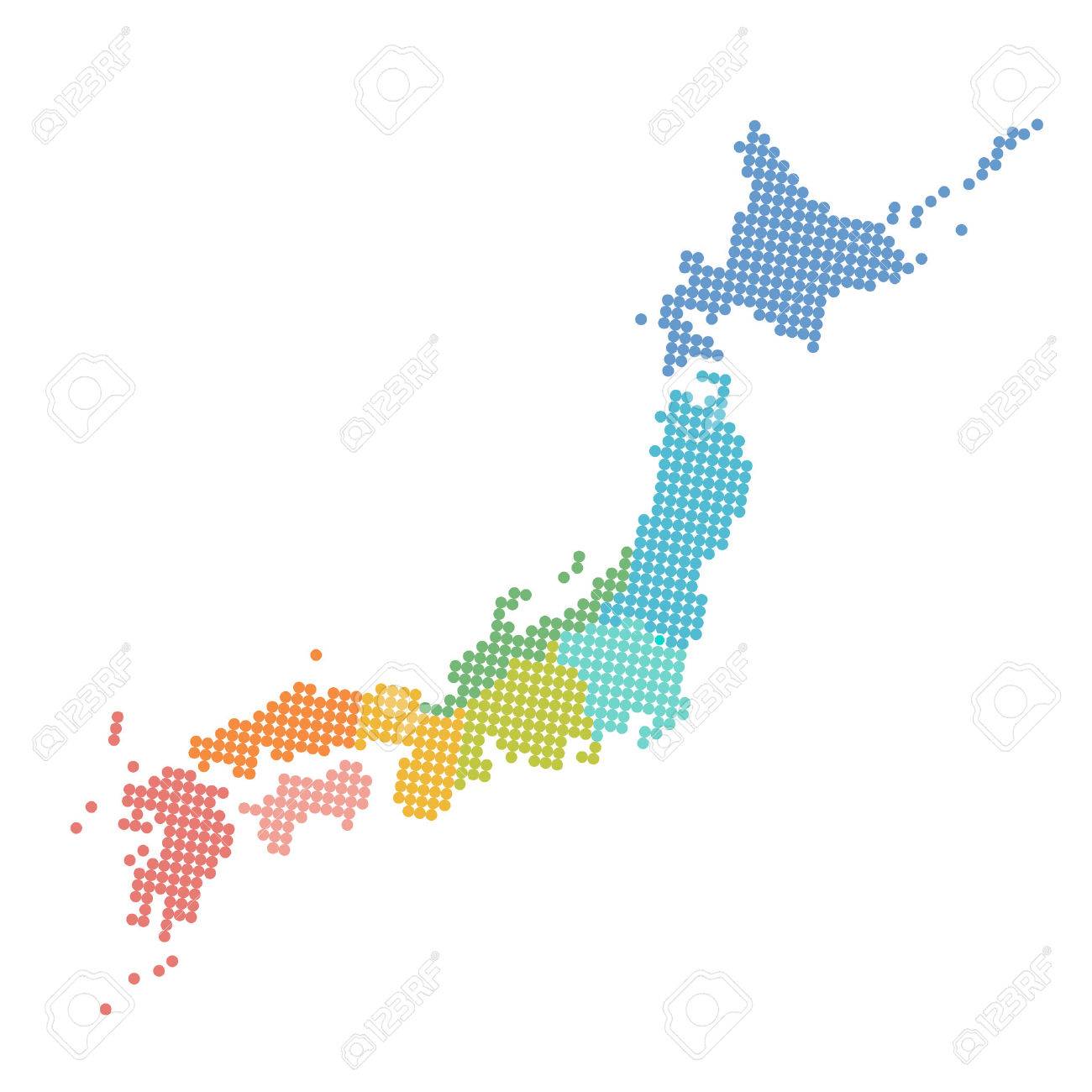 日本地図記号アイコンのイラスト素材 ベクタ Image