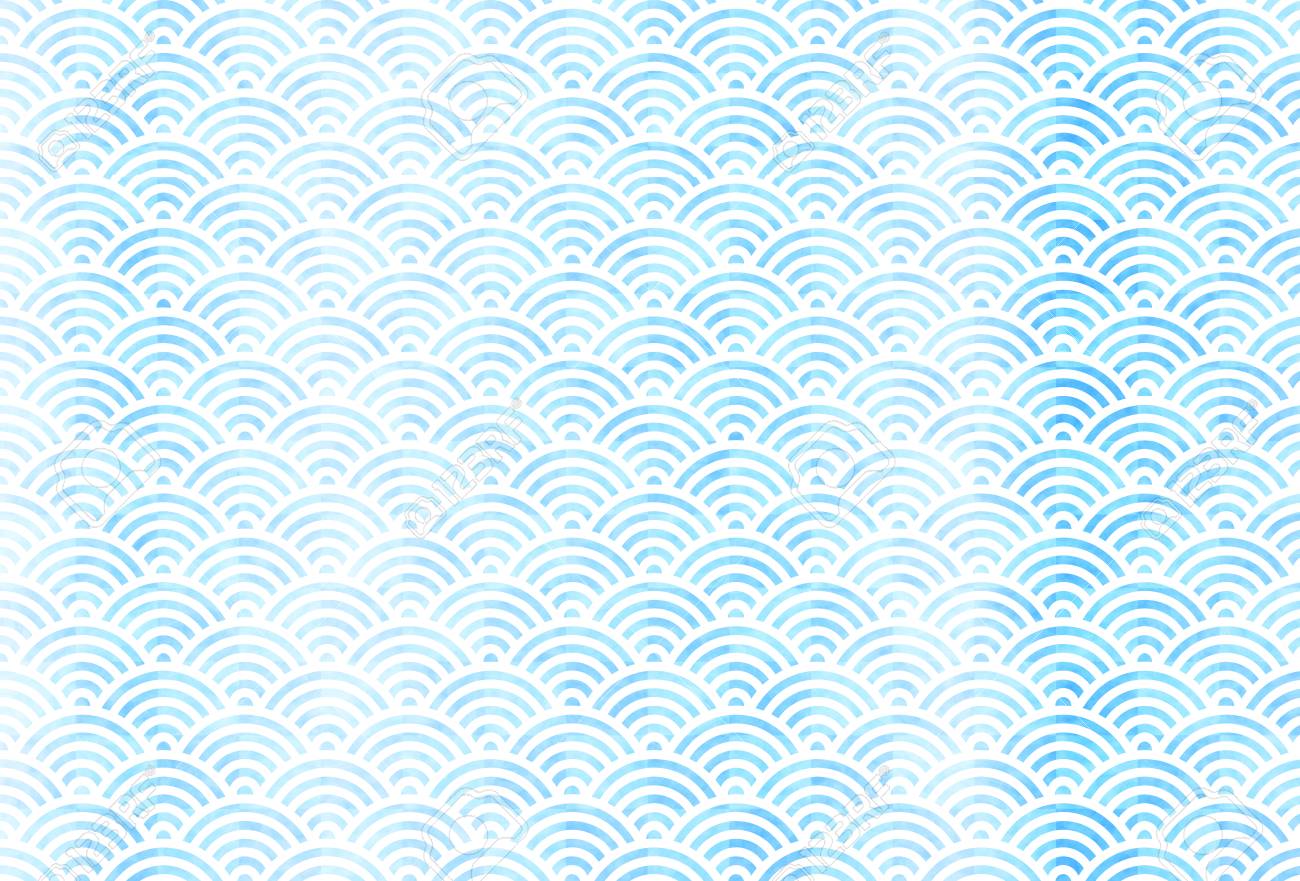 海の波の夏の背景のイラスト素材 ベクタ Image
