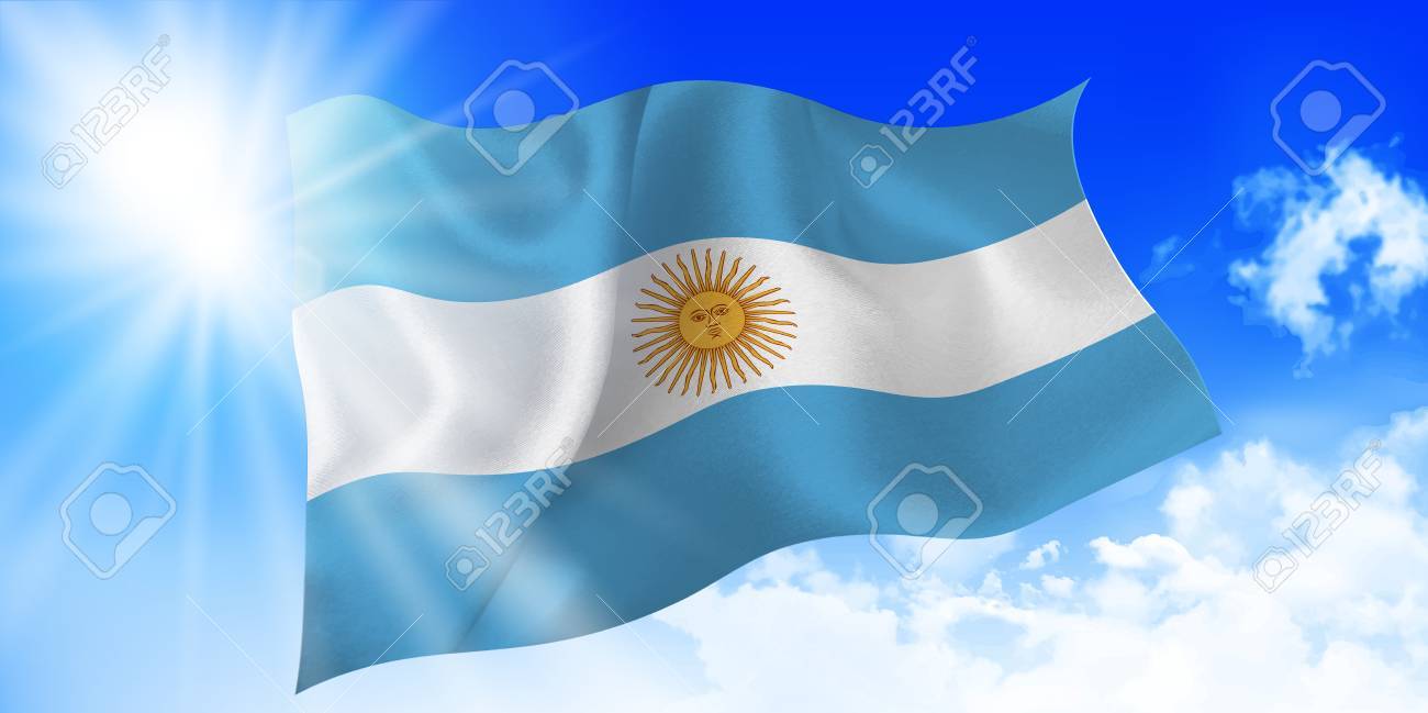 アルゼンチン国旗上空の背景のイラスト素材 ベクタ Image アルゼンチン国旗上空の背景のイラスト素材 ベクタ Image