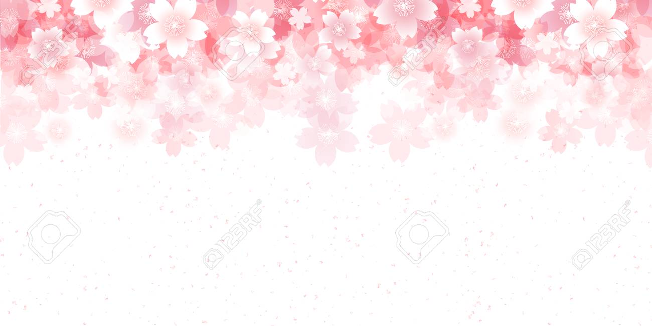 桜春の花背景 のイラスト素材 ベクタ Image