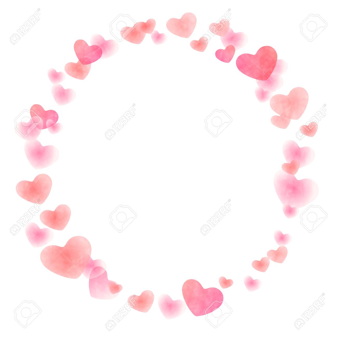 バレンタインのハート可愛いアイコンイラスト のイラスト素材 ベクタ Image