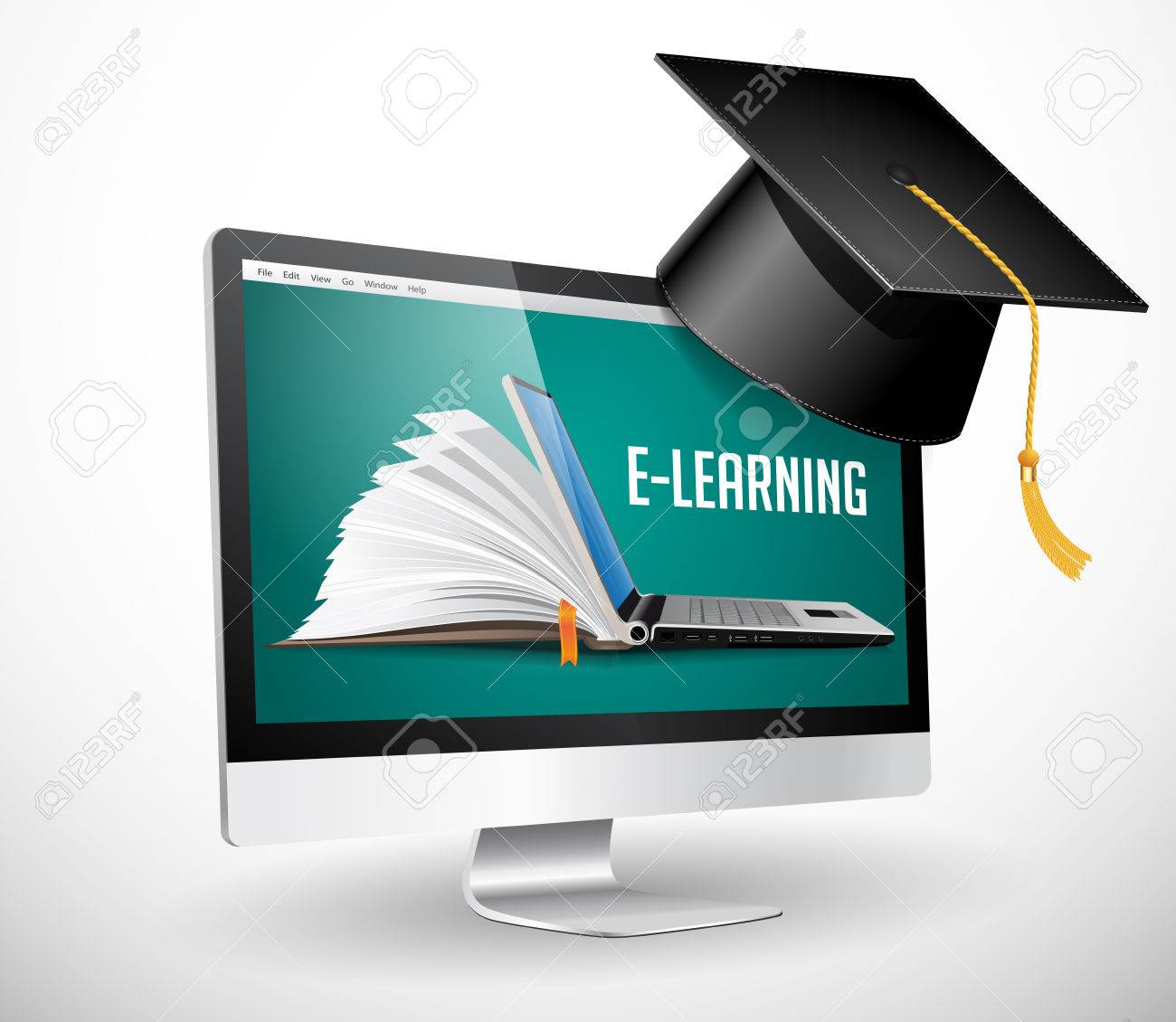 IT Communication - e-learning, on-line education concept - 55519487 IT Communication - e-learning, on-line education concept - 55519487