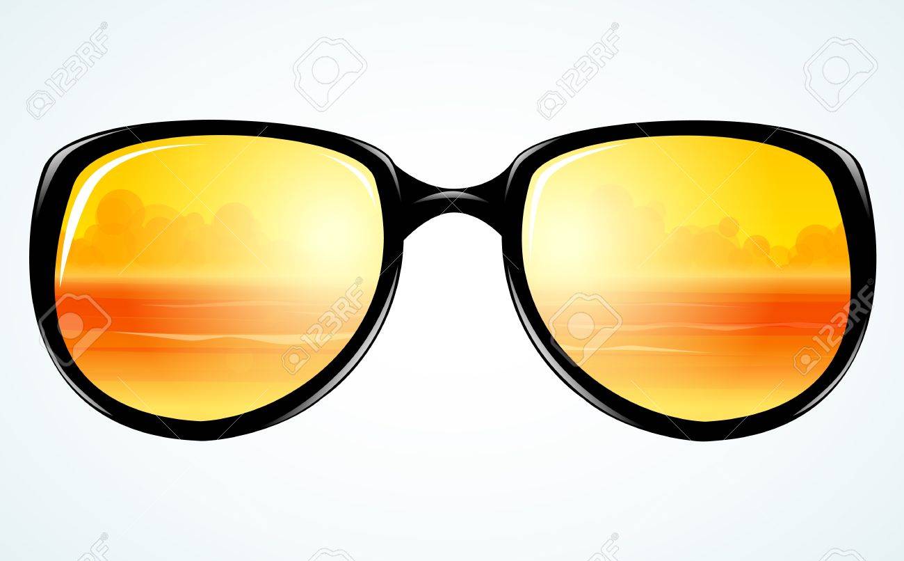 sunglasses with reflection