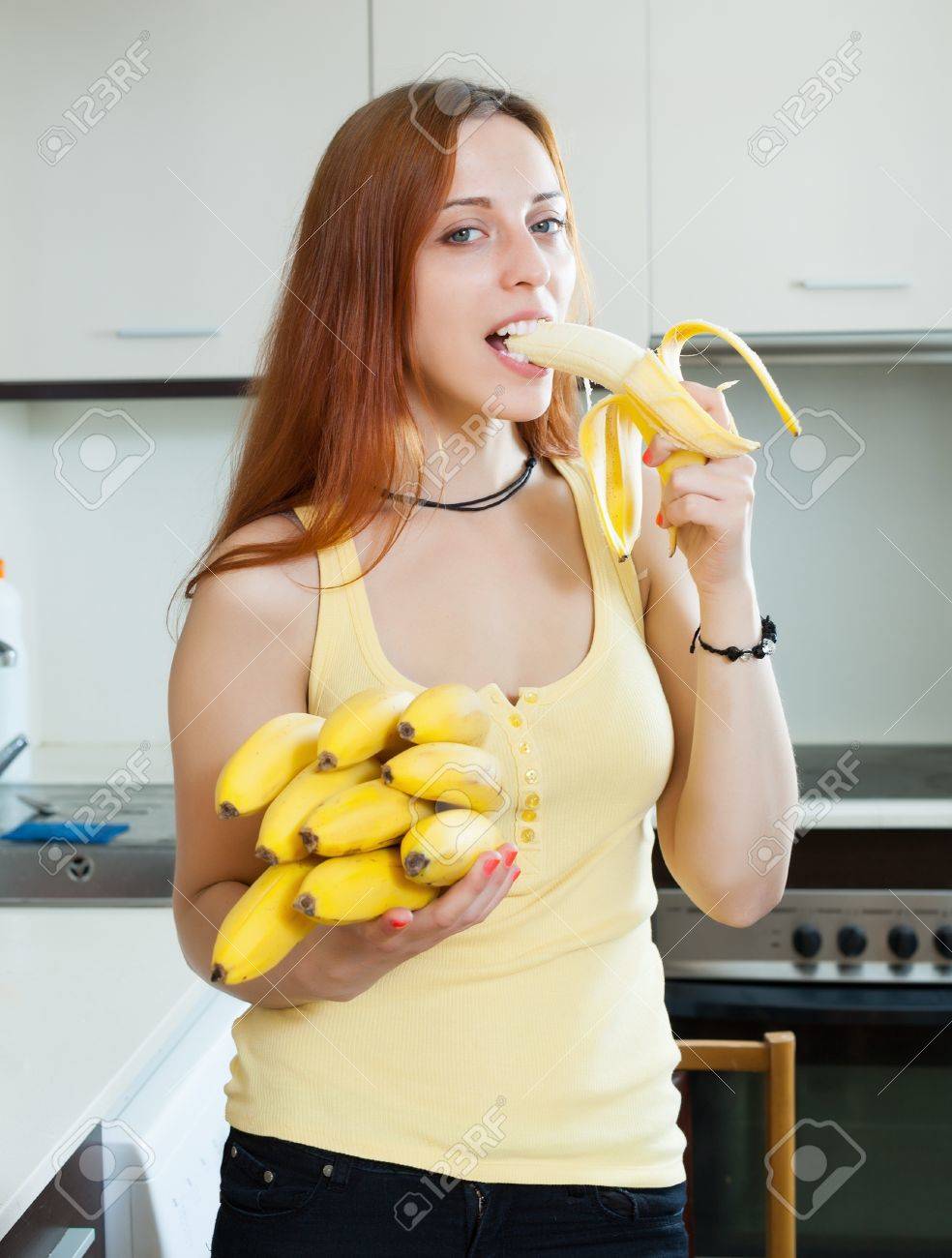 femme banane