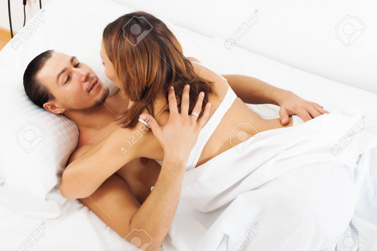 Man And Woman Having Sex In Bed Stock Photo, Picture and Royalty Free Image pic