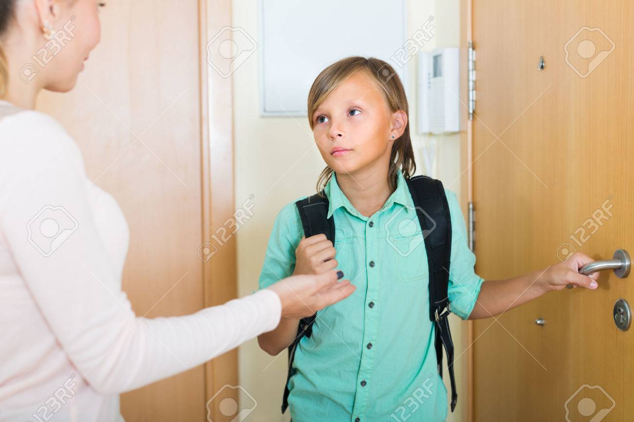 Mature Woman With Boy