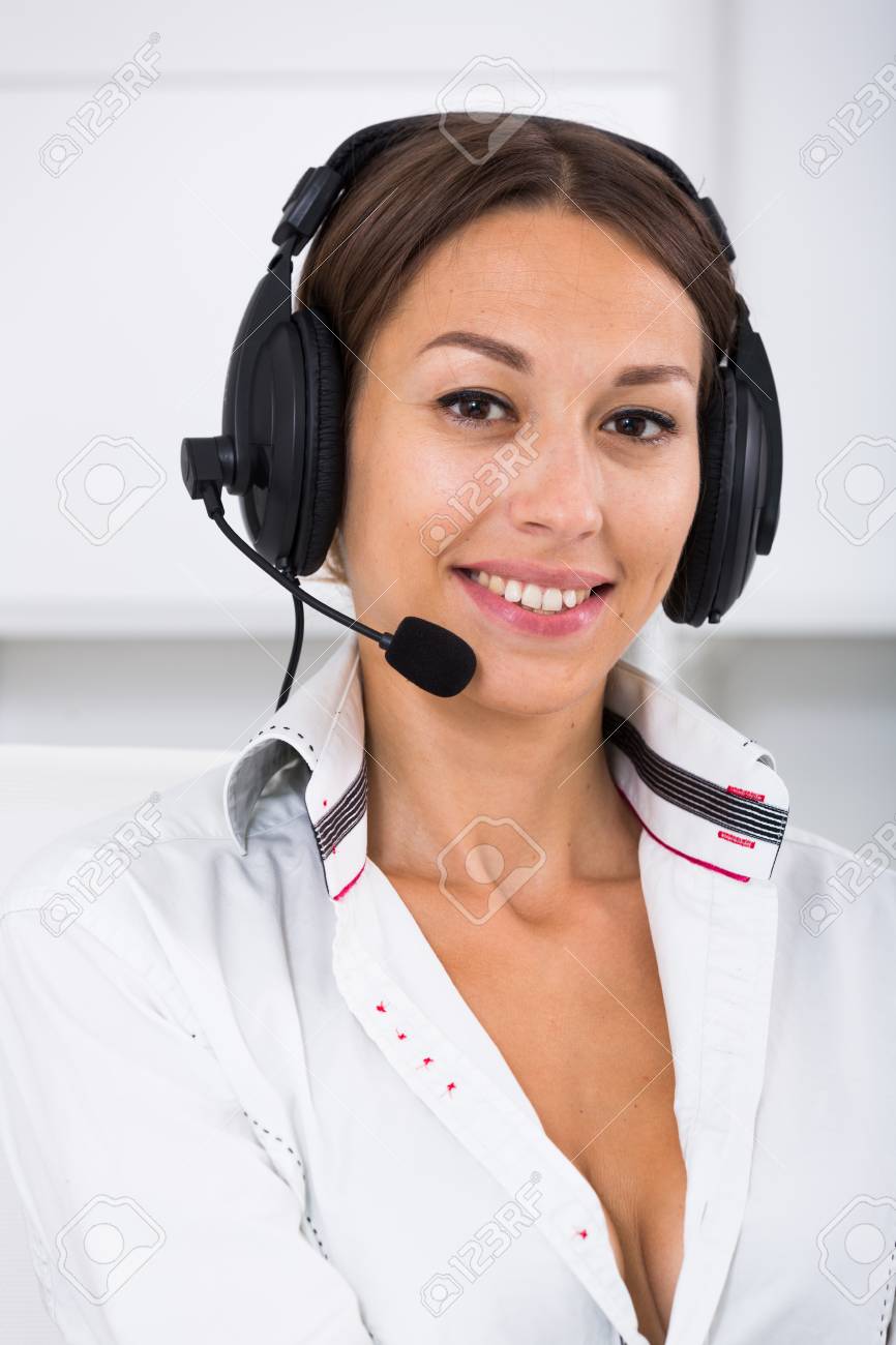 portrait of smiling professional