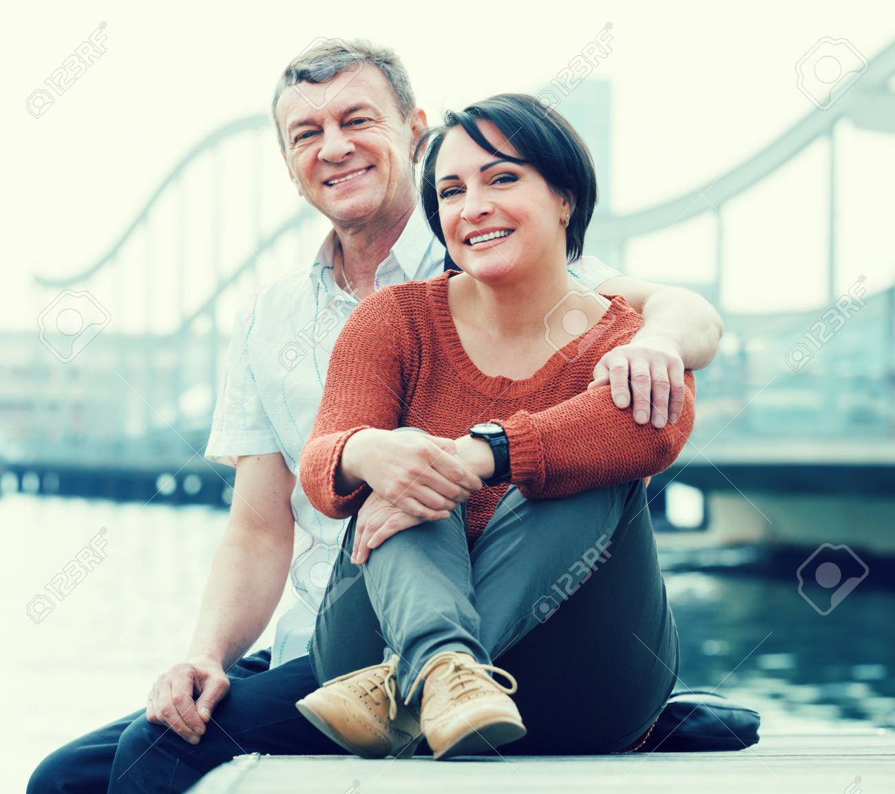 Mature Posing Outside Mature Posing Outside