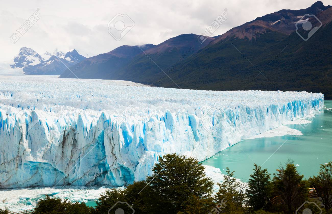 Glacier Perito Moreno Glaciar Perito Moreno Mountains And Lake Argentino Lago Argentino National Park Los Glyacious Patagonia Argentina Stock Photo Picture And Royalty Free Image Image