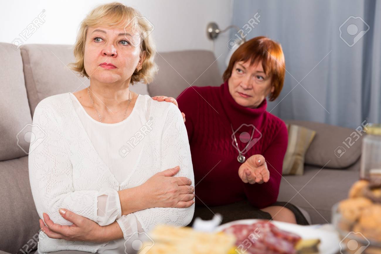 Two Upset Mature Ladies Finding Out Relationship At Home Stock Photo Picture And Royalty Free Image Image 113791974 two upset mature ladies finding out relationship at home stock photo picture and royalty free image image 113791974