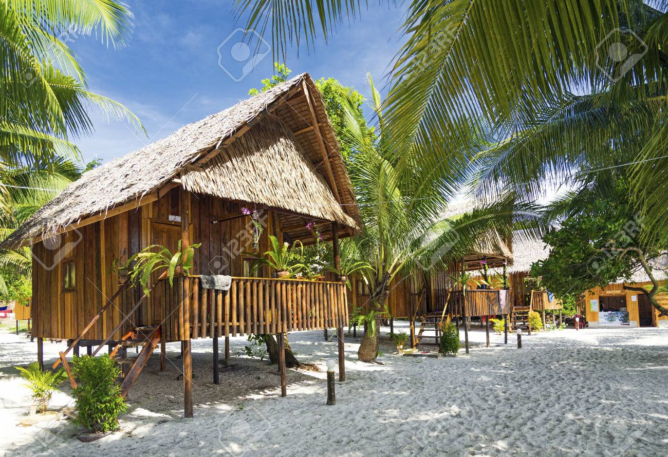 Wooden Bungalows In Koh Rong Island Beach In Cambodia Stock Photo throughout Cambodia Beach Bungalows Wooden Bungalows In Koh Rong Island Beach In Cambodia Stock Photo throughout Cambodia Beach Bungalows
