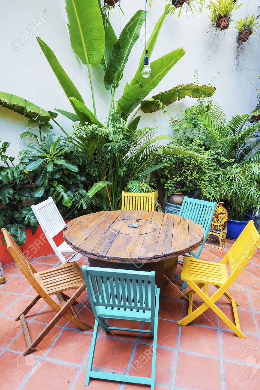 sillas jardin colores madera sillas jardin colores madera